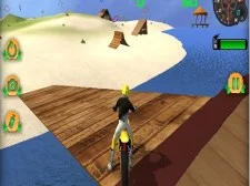 Moto Beach Jumping Simulator Game